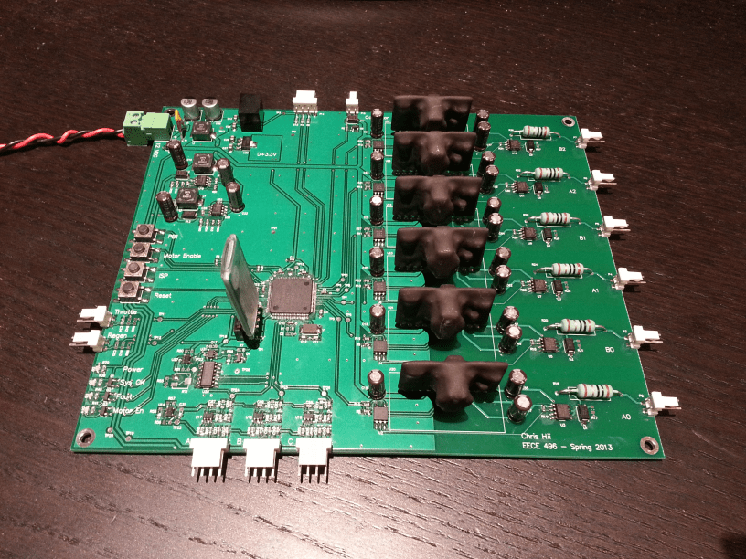 AC Motor Controller PCB Rev A