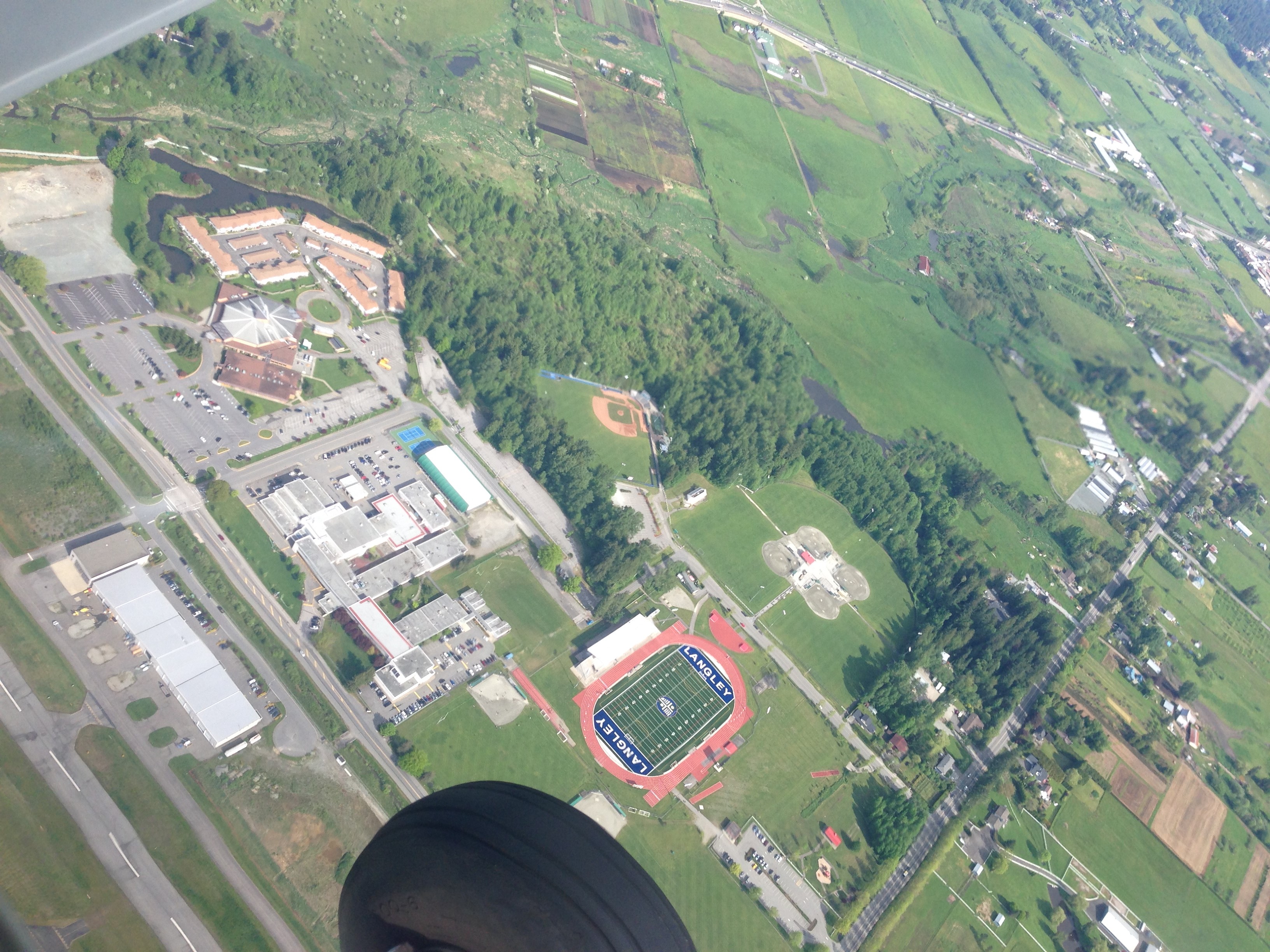 Over Langley returning to CZBB