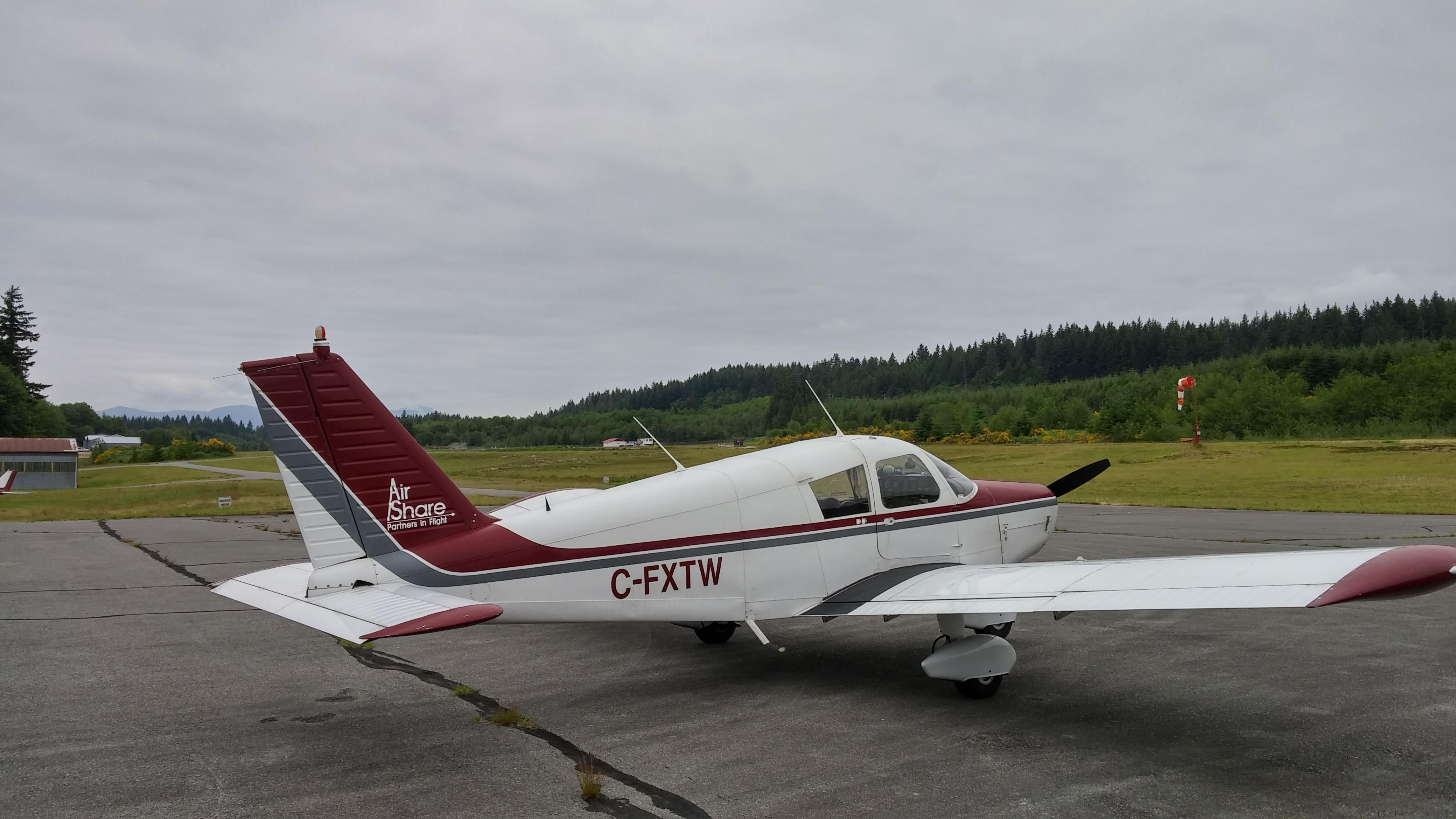 The mighty Cherokee parked at Sechelt