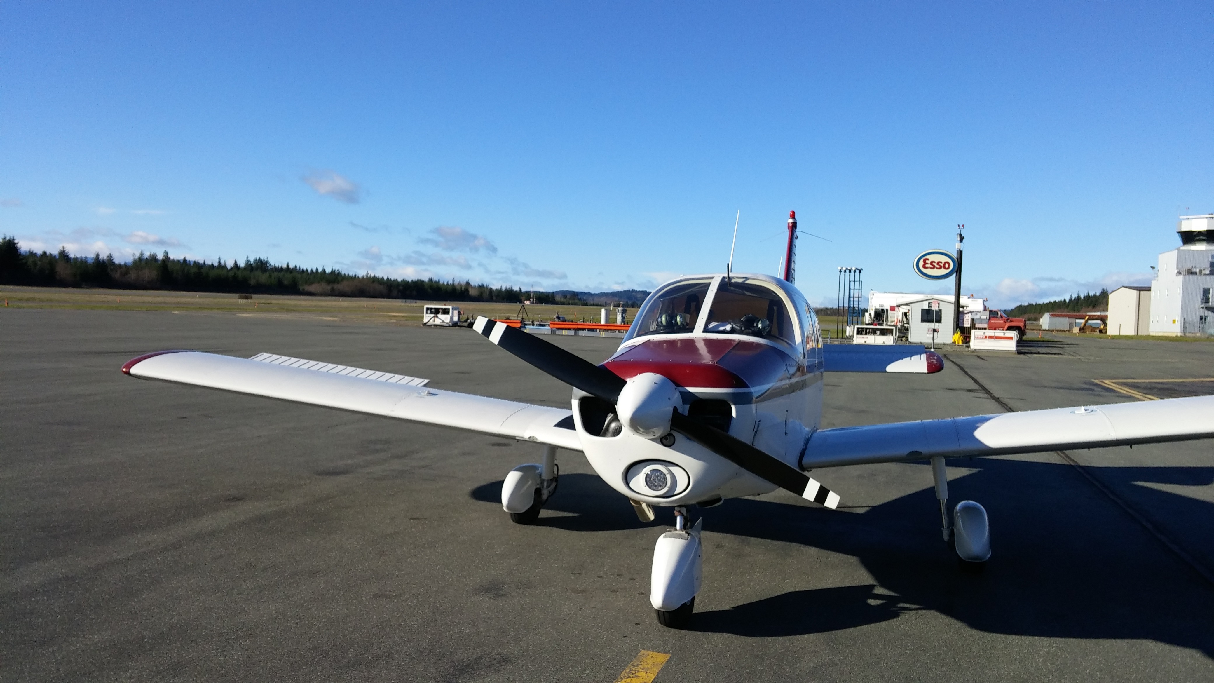 The Cherokee taking a short break before departing back to Boundary Bay