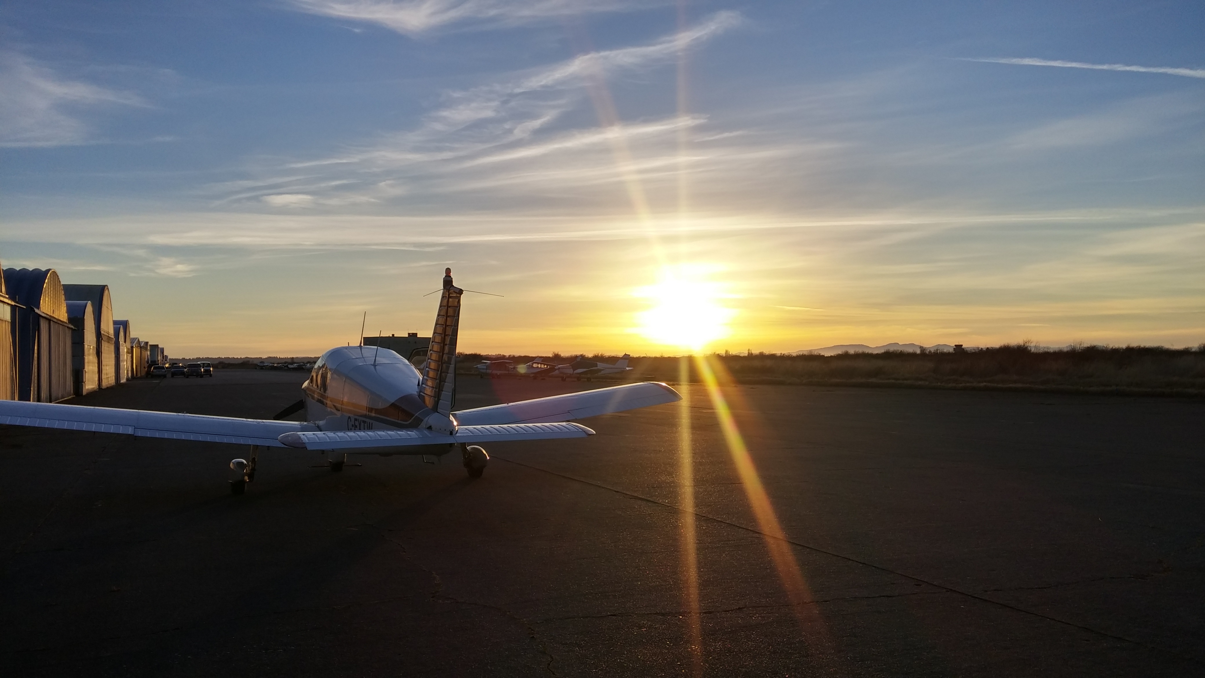 Back in time to catch the sunset at Boundary Bay